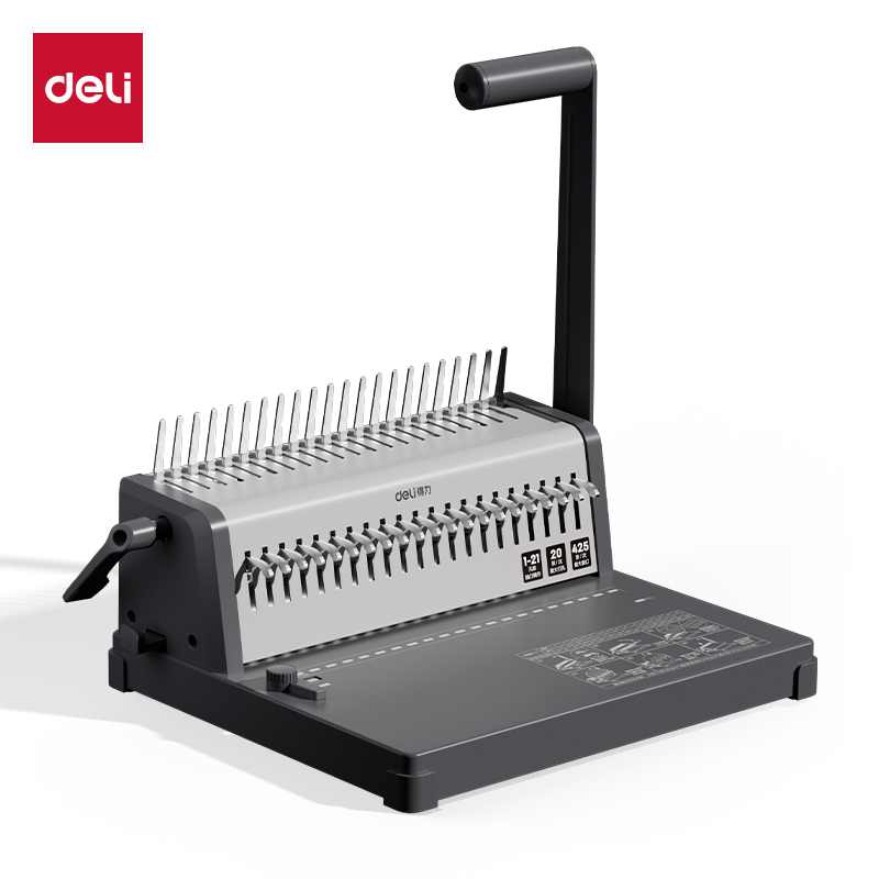 Binding Machine Comb - Deli 3870/3871/3872S/3873S Rilegatrice a pettine per