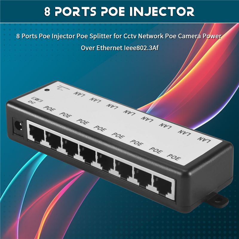 PHILE-8 Iniettore PoE a 8 Port - Power Over Ethernet recensione e prezzo